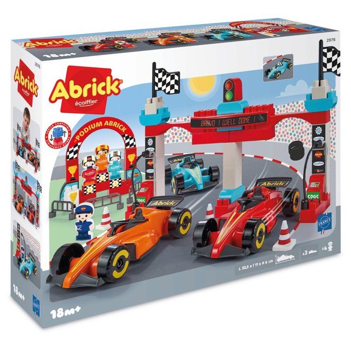 ECOIFFIER Abrick 2976 - Coffret 3 Formule 1 - 18 mois - Et le Gagnant Est... ECOIFFIER Abrick 2976 - Coffret 3 Formule 1 - 18 mois - Et le Gagnant Est...