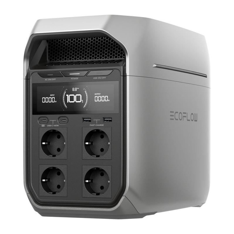 Station d'alimentation portable - EcoFlow - DELTA 3 Plus - Capacité 1