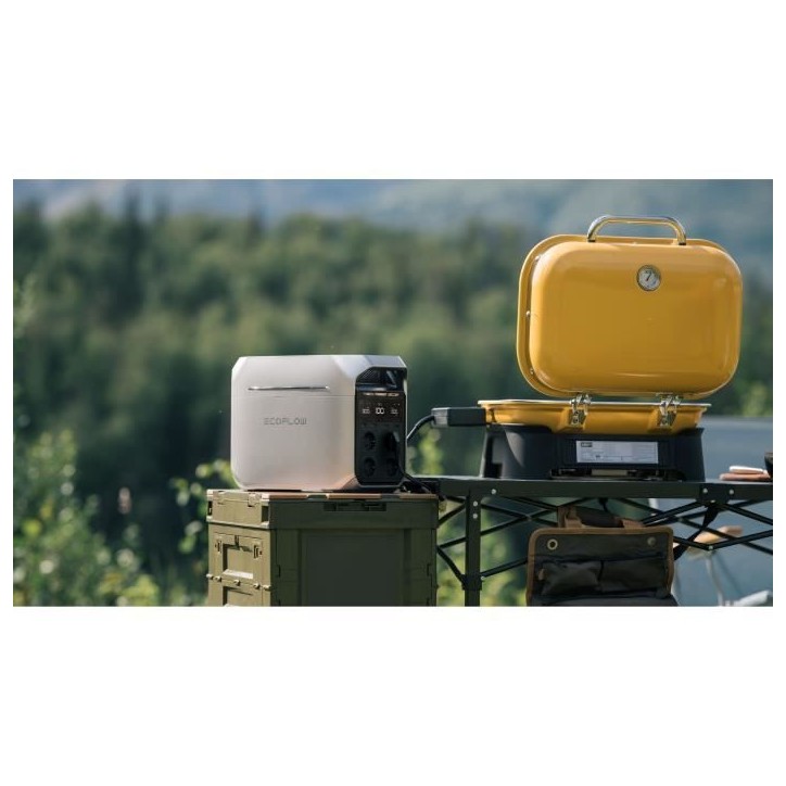 Station d'alimentation portable - EcoFlow - DELTA 3 Plus - Capacité 1024 kWh, sécurité d'alimentation, conception portable