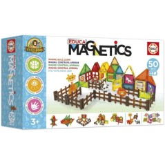 Magnetics Parc Zoo - Jeu de construction - EDUCA - 50 pieces magnétiq