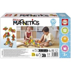 Magnetics Parc Zoo - Jeu de construction - EDUCA - 50 pieces magnétiq