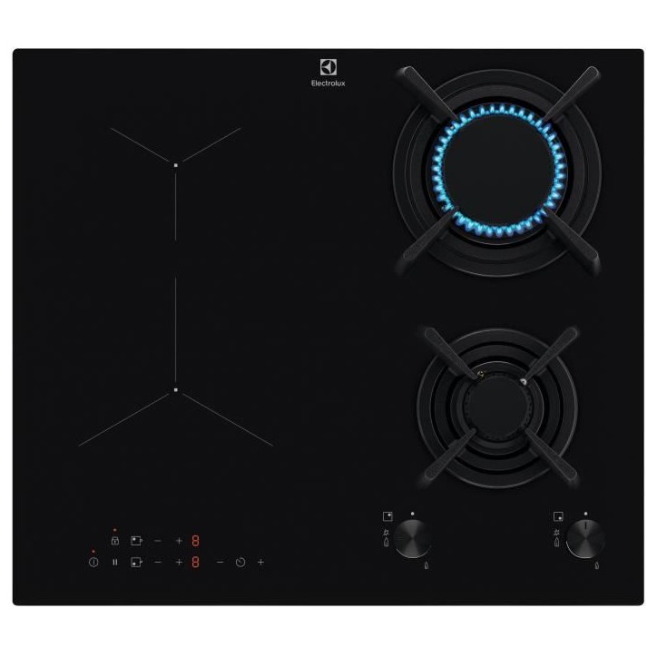 Plaque de cuisson mixte - ELECTROLUX - KDI640713K - 4 foyers - 59 x 52 cm - Noir Plaque de cuisson mixte - ELECTROLUX - KDI640713K - 4 foyers - 59 x 52 cm - Noir