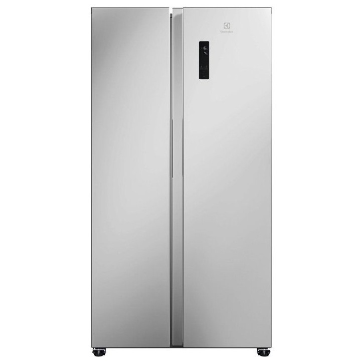 Réfrigérateur américain - ELECTROLUX - EAT6ME53U0 - 532L - 2 portes - pose libre - classeE - 177x91x67cm - silver - NoFrost Réfrigérateur américain - ELECTROLUX - EAT6ME53U0 - 532L - 2 portes - pose libre - classeE - 177x91x67cm - silver - NoFrost