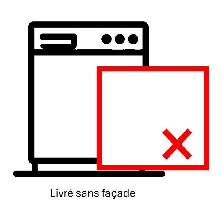 Lave-vaisselle tout encastrable ELECTROLUX E52LD200S - 14 couverts - Inverter- L60cm - tiroir a couverts - 44 dB