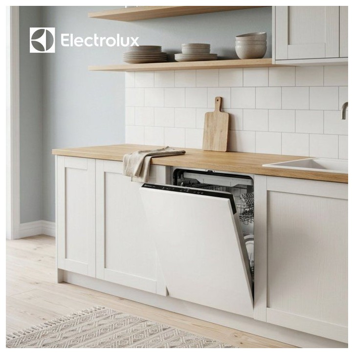 Lave-vaisselle tout encastrable ELECTROLUX E52LD200S - 14 couverts - Inverter- L60cm - tiroir a couverts - 44 dB