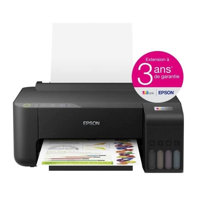 Imprimante Monofonction - EPSON - Ecotank ET-1810 - Jet d'encre - A4 -