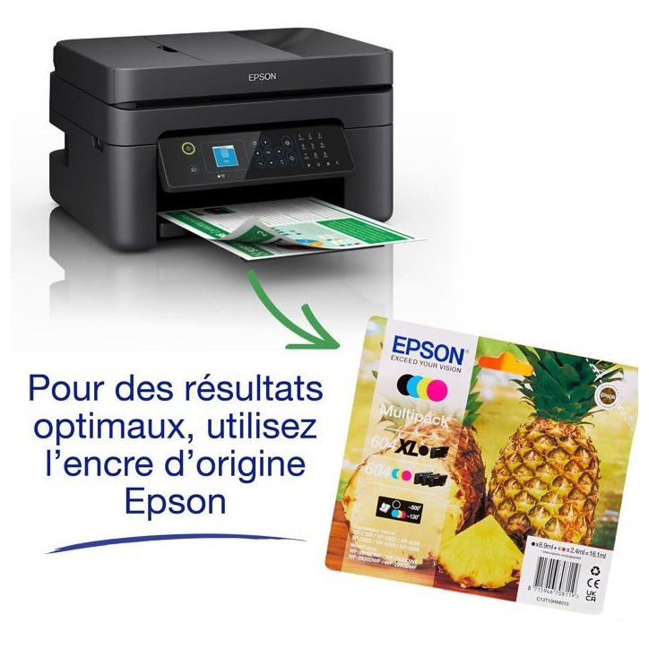Imprimante multifonction - Epson - WorkForce WF-2935DWF - WF-2935DWF - Wi-Fi - Encre Epson Imprimante multifonction - Epson - WorkForce WF-2935DWF - WF-2935DWF - Wi-Fi - Encre Epson