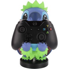 Figurine Disney Stitch Hula - EXQUISITE GAMING - Cable Guys - Support écouteurs, smartphone ou petit accessoire - 20 cm