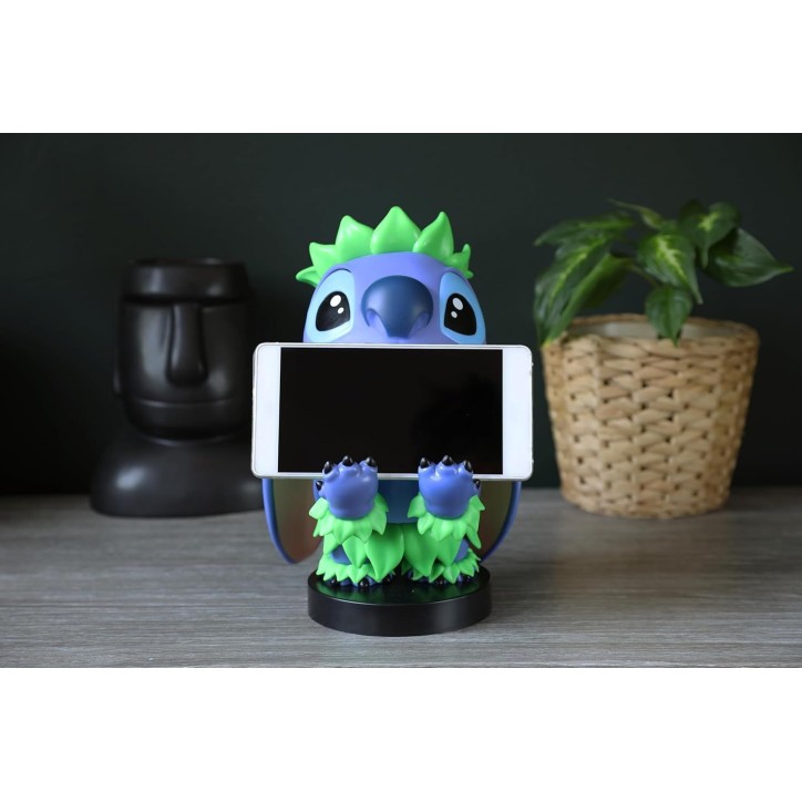 Figurine Disney Stitch Hula - EXQUISITE GAMING - Cable Guys - Support écouteurs, smartphone ou petit accessoire - 20 cm Figurine Disney Stitch Hula - EXQUISITE GAMING - Cable Guys - Support écouteurs, smartphone ou petit accessoire - 20 cm