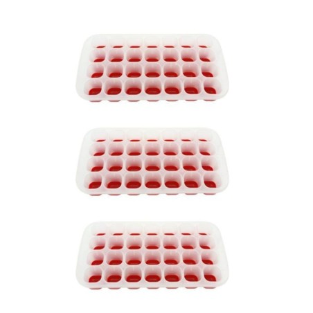 Lot de 3 bacs a glaçons roses - FACKELMANN - 28 glaçons