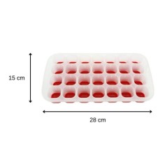 Lot de 3 bacs a glaçons roses - FACKELMANN - 28 glaçons
