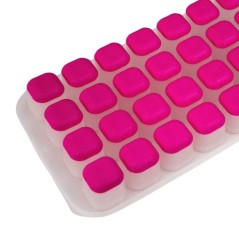 Lot de 3 bacs a glaçons roses - FACKELMANN - 28 glaçons