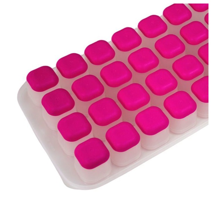 Lot de 3 bacs a glaçons roses - FACKELMANN - 28 glaçons