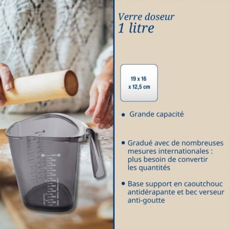 Lot verre doseur et seringue a pâtisserie - DR oeTKER - Baker Edition