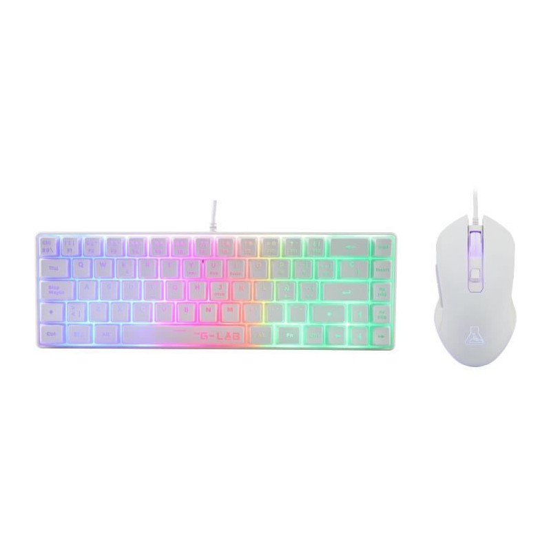 Pack Gamer 2 en 1 - THE G-LAB - COMBO HYDRO - Souris Filaire - Clavier Pack Gamer 2 en 1 - THE G-LAB - COMBO HYDRO - Souris Filaire - Clavier