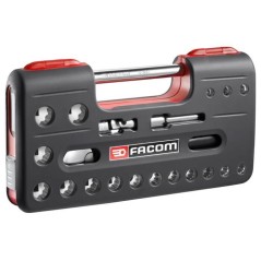 Coffret de serrage DTBOX 1/2'' 21pcs FACOM - SL.DBOX112PB - 2 rallonge