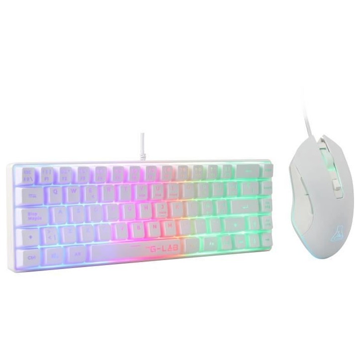 Pack Gamer 2 en 1 - THE G-LAB - COMBO HYDRO - Souris Filaire - Clavier Filaire