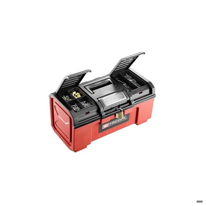 Boîte a outils - FACOM - BP.C24NPB - 25,5 L - Fermeture automatique - 2 compartiments Boîte a outils - FACOM - BP.C24NPB - 25,5 L - Fermeture automatique - 2 compartiments
