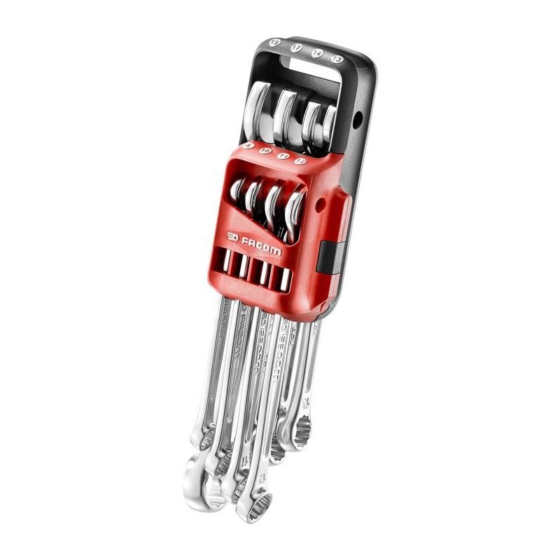 Jeu de clés mixtes - FACOM - 440.JP8 - Ouvertures 8 a 19 mm - Fourche