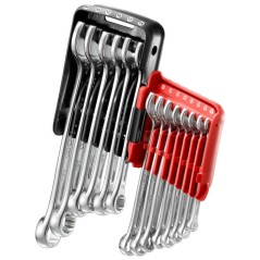FACOM Jeu de 12 Cles Mixtes Sur Etui Portatif 440.JP12APB - Manche a Section Variable - Passage du Couple Sans Douleur