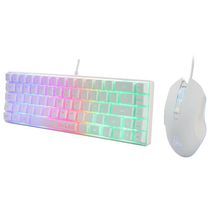 Pack Gamer 2 en 1 - THE G-LAB - COMBO HYDRO - Souris Filaire - Clavier Filaire