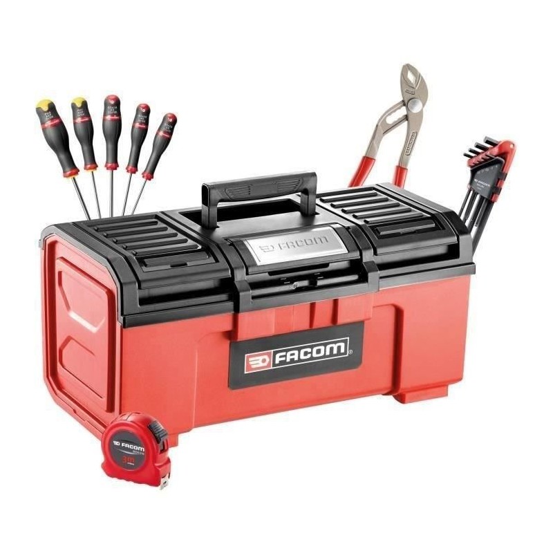 Boite a Outils 19 FACOM - BP.C19NCM2PF - Avec 5 Tvis Protwist + 9 Clé
