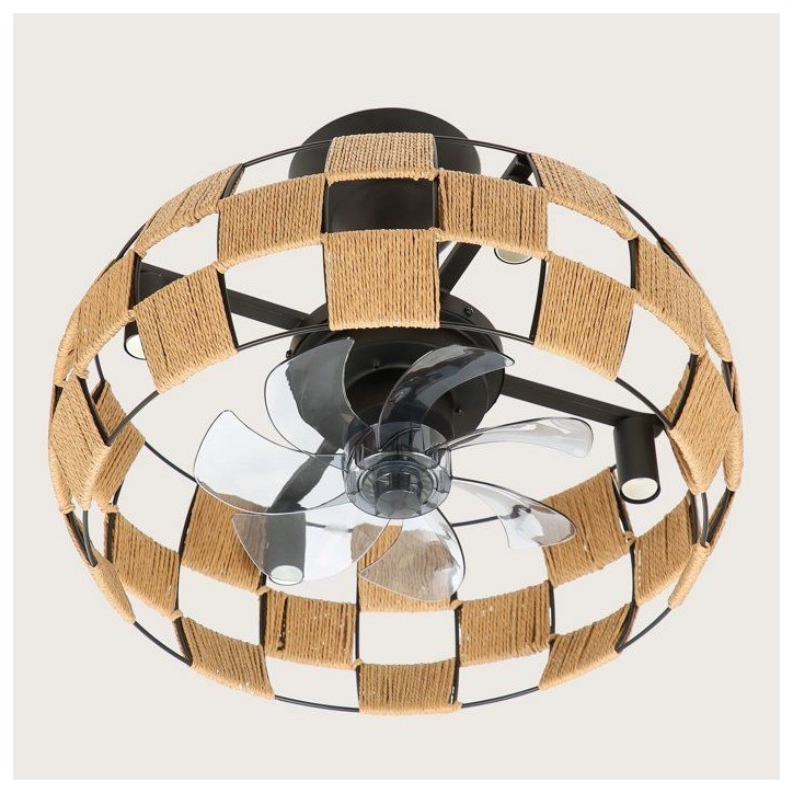 Ventilateur - Plafonnier - FARELEK - Brézana Ø48 cm - 7 pales Ventilateur - Plafonnier - FARELEK - Brézana Ø48 cm - 7 pales