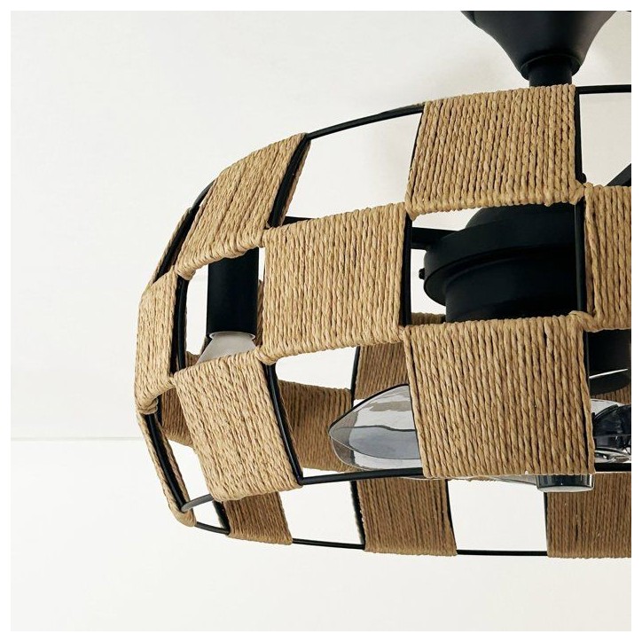 Ventilateur - Plafonnier - FARELEK - Brézana Ø48 cm - 7 pales Ventilateur - Plafonnier - FARELEK - Brézana Ø48 cm - 7 pales