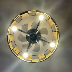 Ventilateur - Plafonnier - FARELEK - Brézana Ø48 cm - 7 pales