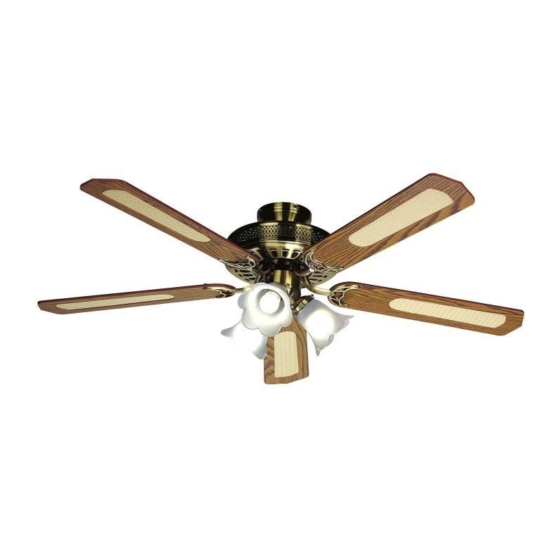 Ventilateur de plafond réversible FARELEK BALEARES - Ø 132 cm, 5 pal