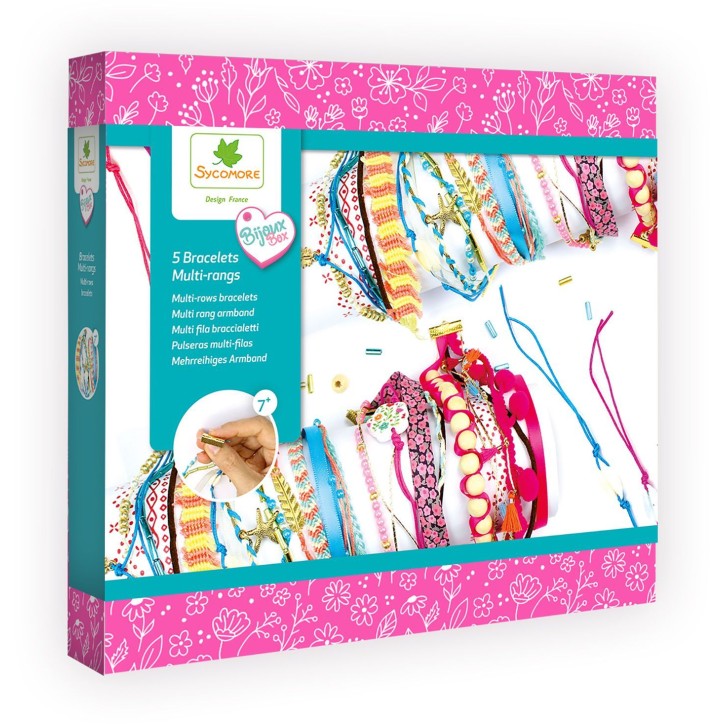 Atelier de bijoux - SYCOMORE - Bracelets multi-rangs - Des 7 ans Atelier de bijoux - SYCOMORE - Bracelets multi-rangs - Des 7 ans