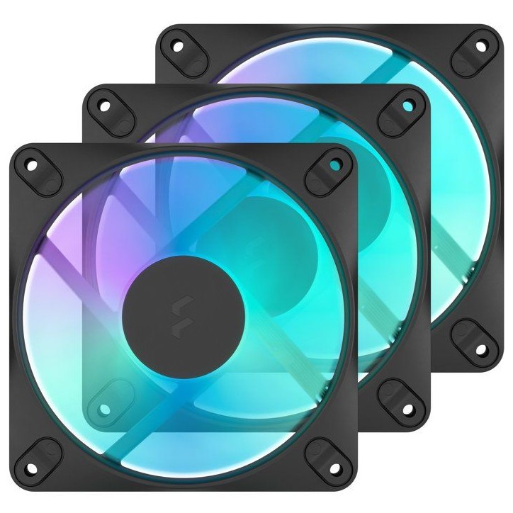 FRACTAL DESIGN - Dynamic 3 12 RGB 3 - Ventilateur - 12 RGB 3 FRACTAL DESIGN - Dynamic 3 12 RGB 3 - Ventilateur - 12 RGB 3