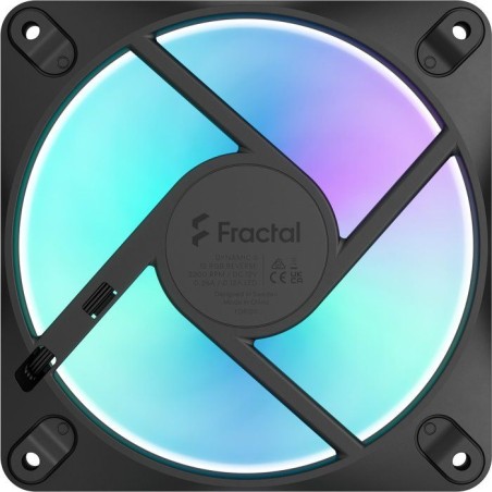 FRACTAL DESIGN - Dynamic 3 12 Reverse RGB Black - Ventilateur - 12 Rev