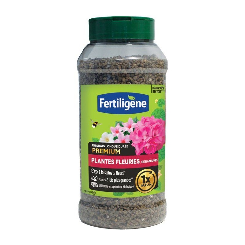 Engrais longue durée premium plantes fleuries géraniums 600 g - FERT