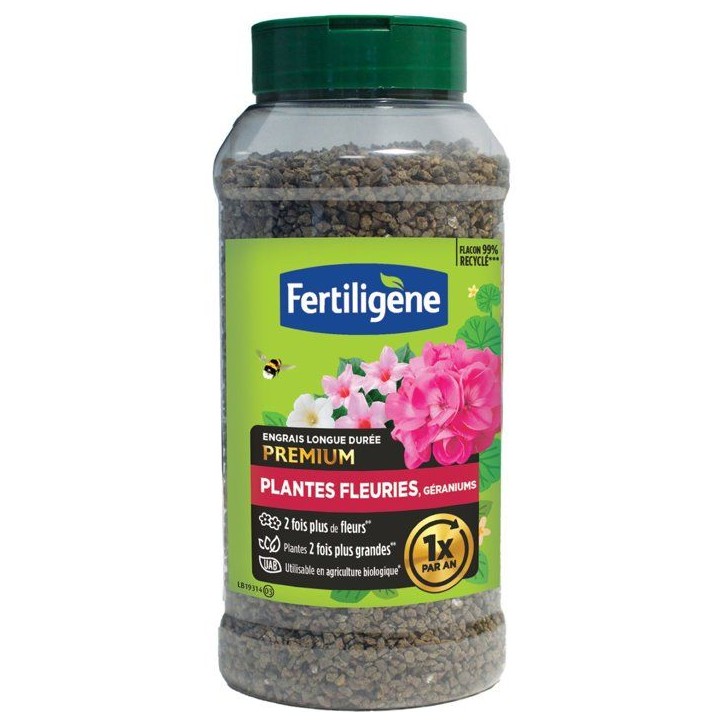 Engrais longue durée premium plantes fleuries géraniums 600 g - FERTILIGENE - FEGLDGER Engrais longue durée premium plantes fleuries géraniums 600 g - FERTILIGENE - FEGLDGER