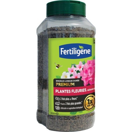 Engrais longue durée premium plantes fleuries géraniums 600 g - FERTILIGENE - FEGLDGER