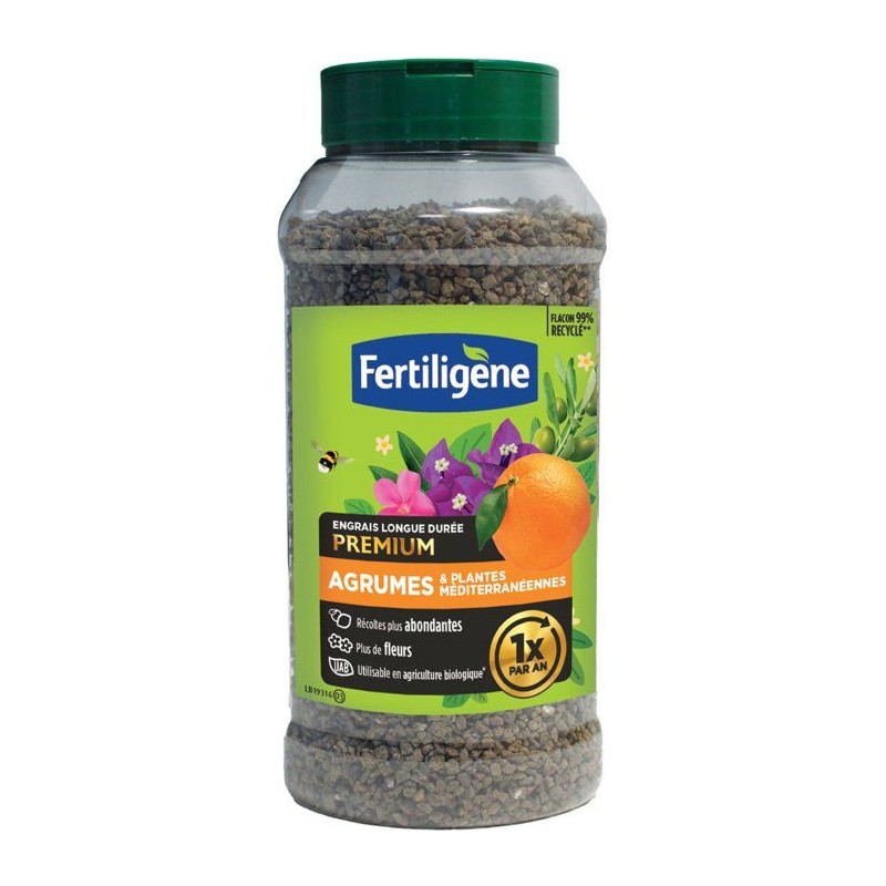 Engrais longue durée premium agrumes plantes méditerranéennes 600 g