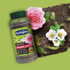 Engrais longue durée premium rosiers arbustes a fleurs 600 g - FERTIL