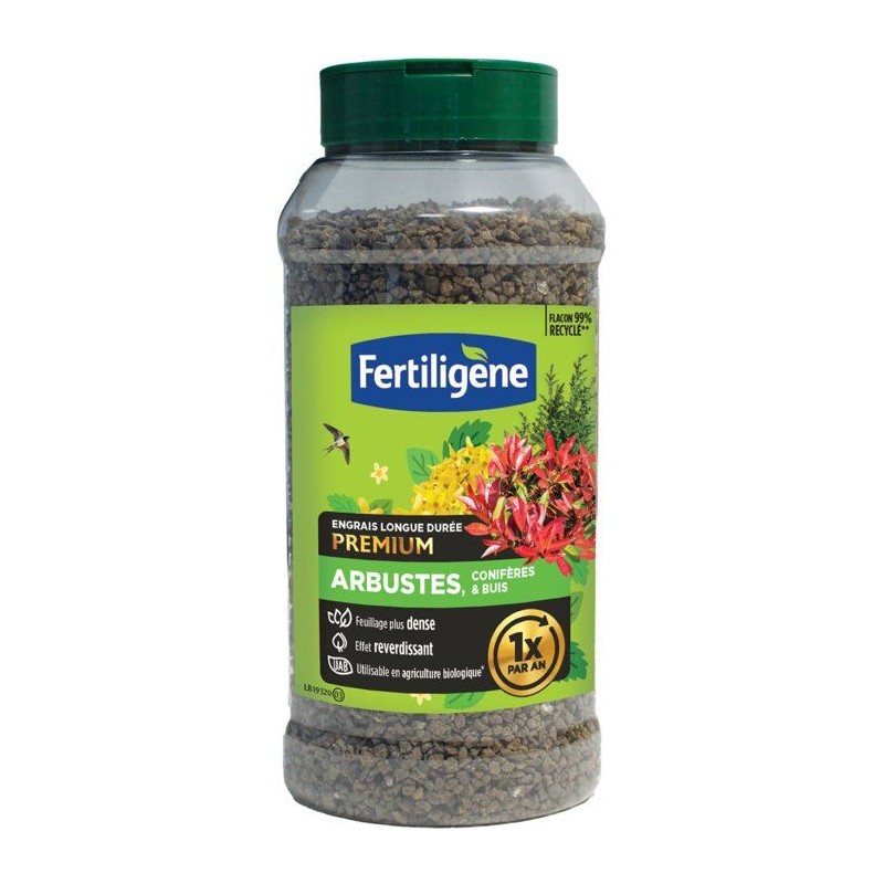 Engrais longue durée premium arbustes coniferes et buis 600 g - FERTI