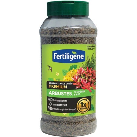 Engrais longue durée premium arbustes coniferes et buis 600 g - FERTI