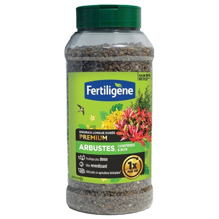 Engrais longue durée premium arbustes coniferes et buis 600 g - FERTILIGENE - FEGLDARB Engrais longue durée premium arbustes coniferes et buis 600 g - FERTILIGENE - FEGLDARB