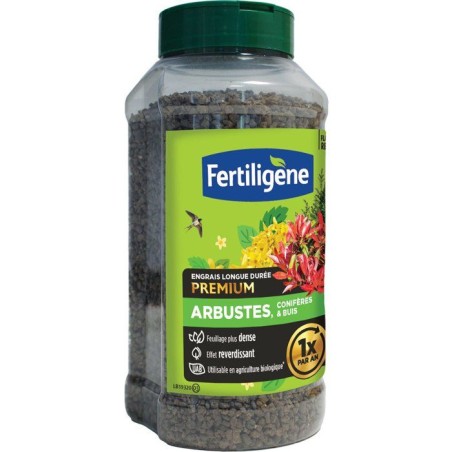 Engrais longue durée premium arbustes coniferes et buis 600 g - FERTILIGENE - FEGLDARB