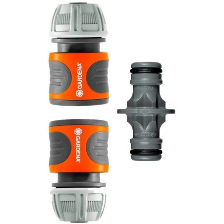 Kit de connexion de tuyaux GARDENA - 15 mm - résistant au gel et aux