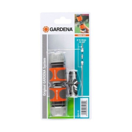 Kit de connexion de tuyaux GARDENA - 15 mm - résistant au gel et aux UV