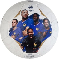 Ballon de football - FFF - Photoball - T5 - Blanc