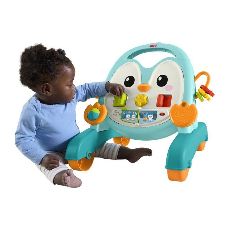 Jouet d'éveil - FISHER-PRICE - Trotteur pingouin JHF74 - Sons - Activ