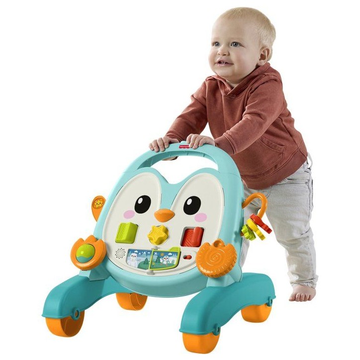 Jouet d'éveil - FISHER-PRICE - Trotteur pingouin JHF74 - Sons - Activités - Interactif Jouet d'éveil - FISHER-PRICE - Trotteur pingouin JHF74 - Sons - Activités - Interactif