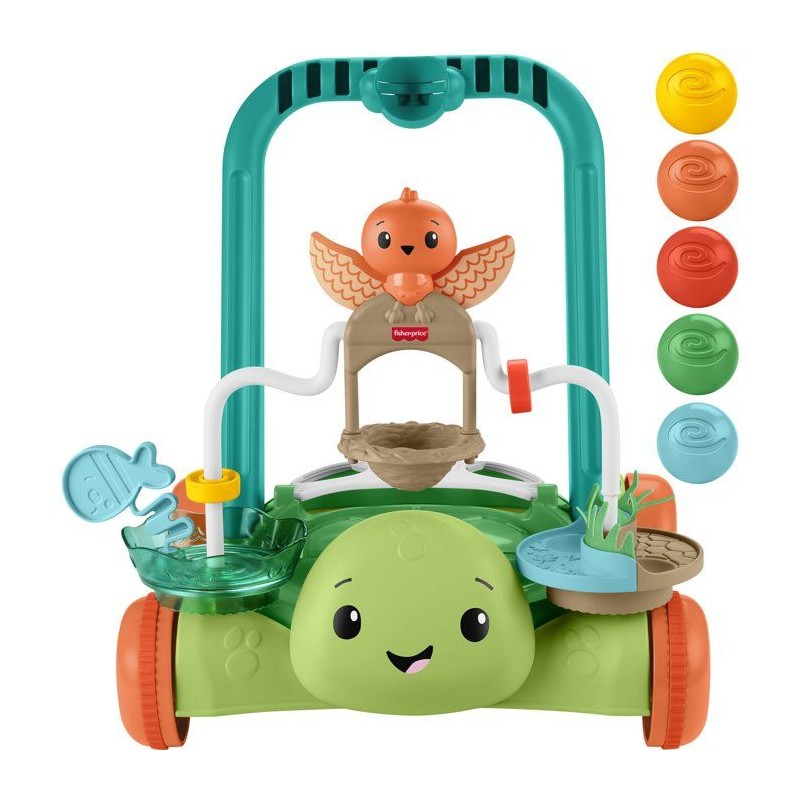 Jouet d'éveil - FISHER-PRICE - Trotteur tortue JKD63 - Interactif - A