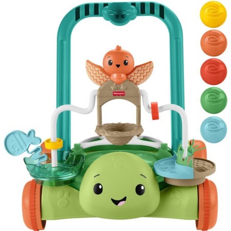 Jouet d'éveil - FISHER-PRICE - Trotteur tortue JKD63 - Interactif - A