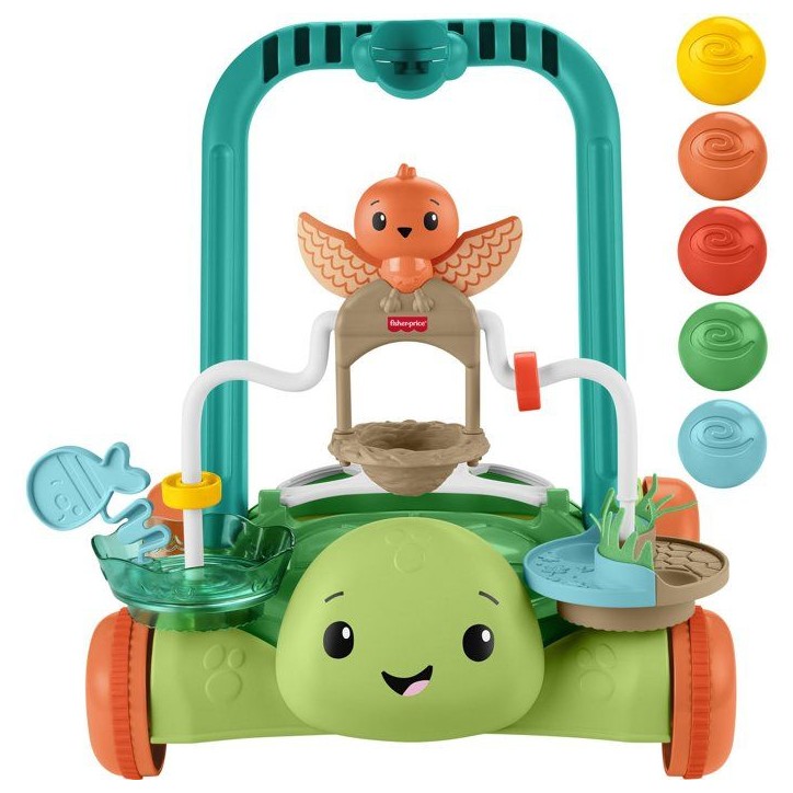 Jouet d'éveil - FISHER-PRICE - Trotteur tortue JKD63 - Interactif - Activités 360° - Balles